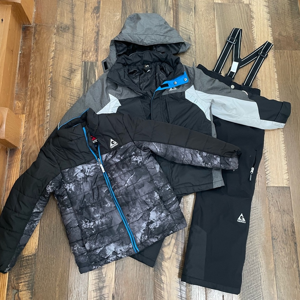 Gerry 3Pc winter Snow SET coat jacket bibs boy 10-12